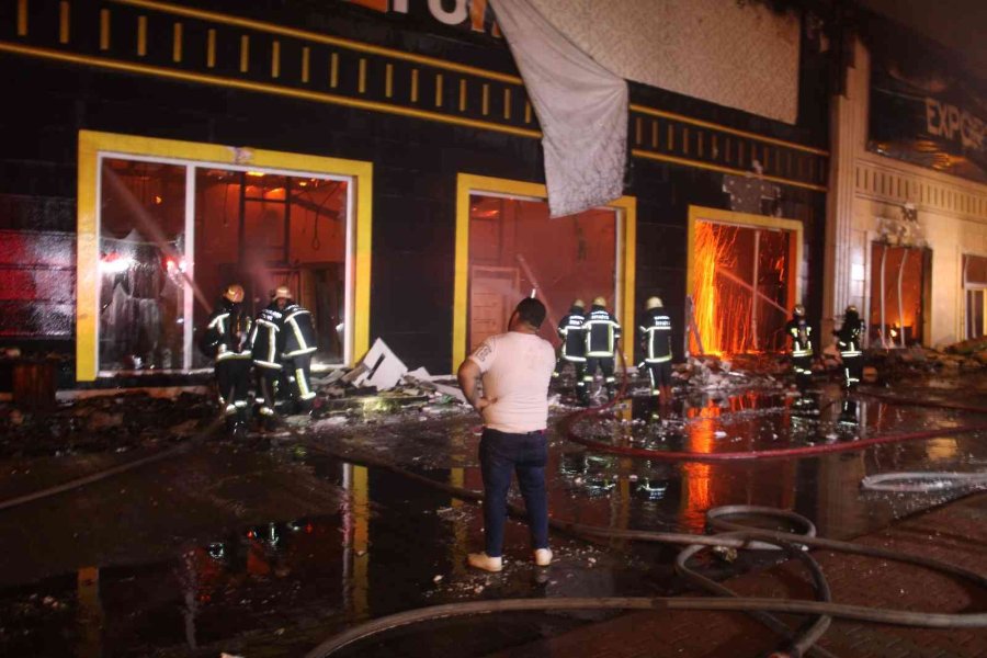 Kayseri’de Fabrika Yangını