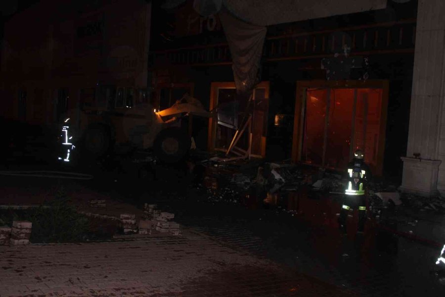 Kayseri’de Fabrika Yangını