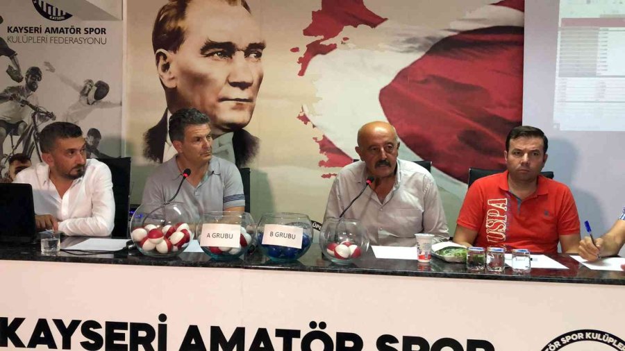 Kayseri Süper Amatör Küme Fikstürü Çekildi