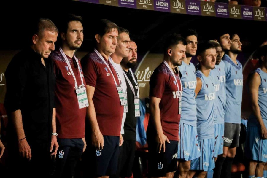 Spor Toto Süper Lig: F.t. Antalyaspor: 2 - Trabzonspor: 1 (ilk Yarı)