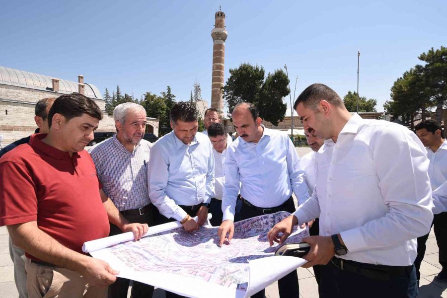 Başkan Altay, Ereğli’de Esnafla Ve Vatandaşla Buluştu, Yatırımları İnceledi