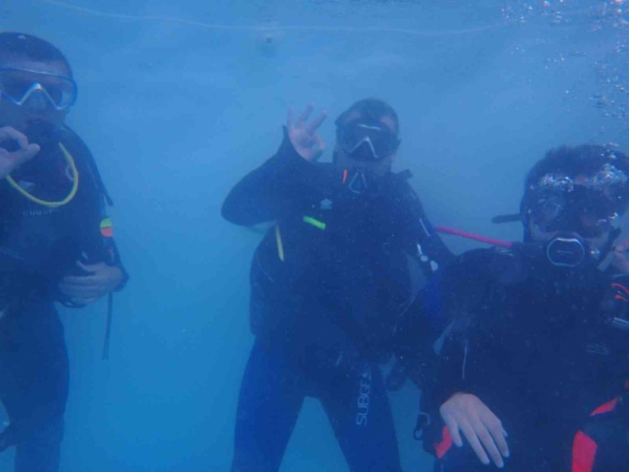 Türkiye’de Tek ’denizsiz Dalış’ Eğitimi