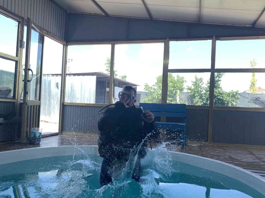 Türkiye’de Tek ’denizsiz Dalış’ Eğitimi