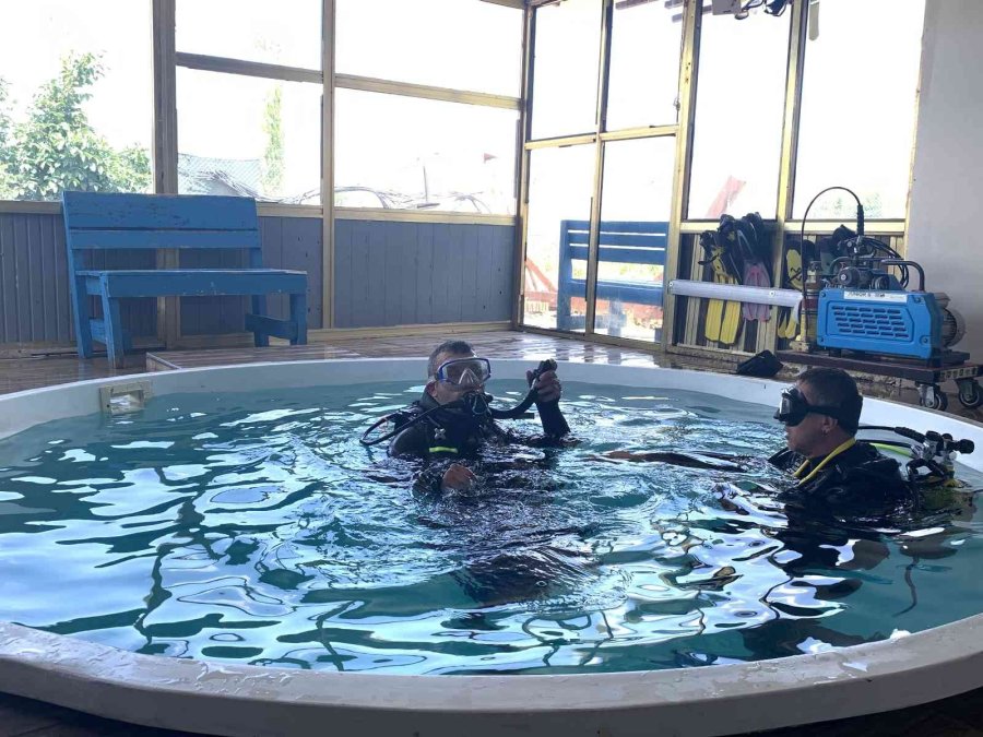 Türkiye’de Tek ’denizsiz Dalış’ Eğitimi