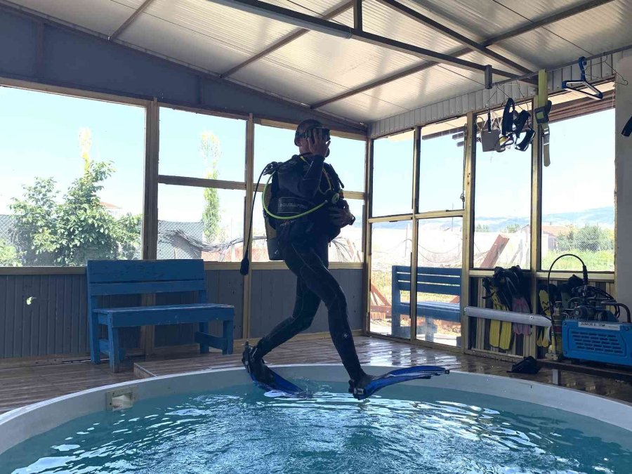 Türkiye’de Tek ’denizsiz Dalış’ Eğitimi