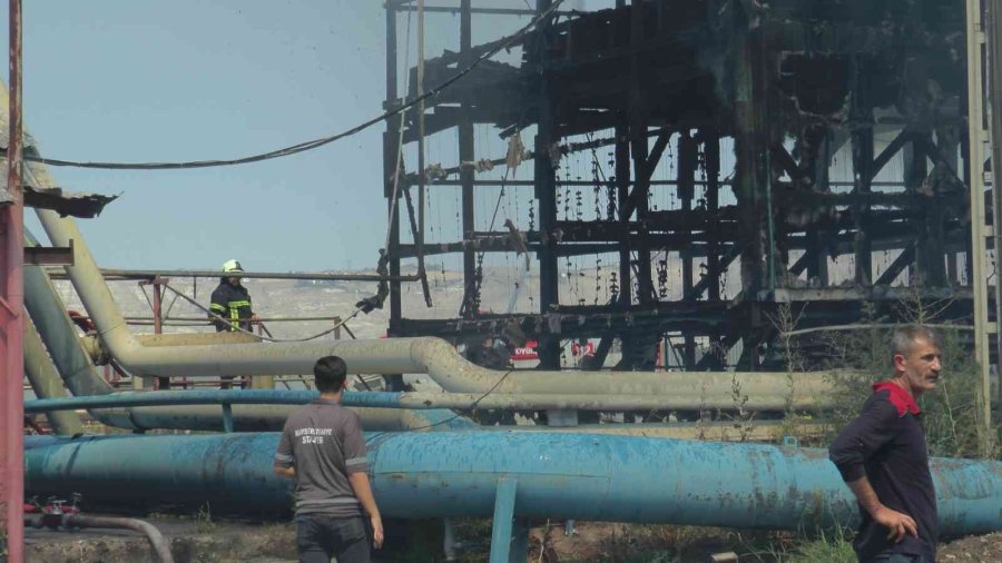 Kayseri Şeker Fabrikası’nda Korkutan Yangın