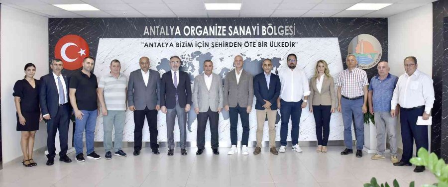 Kktc Heyeti Antalya Osb’de İncelemelerde Bulundu