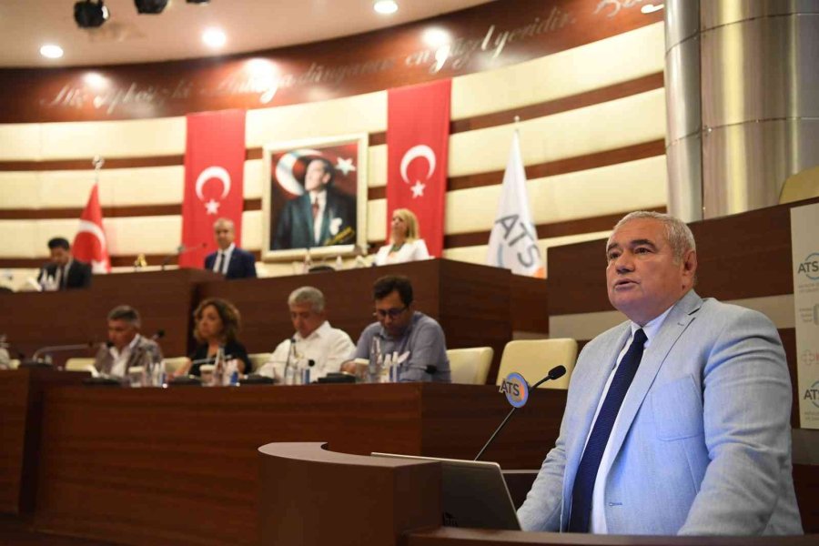 Atso Başkanı Davut Çetin: "antalya’yı Akıllı Bir Kent Yaparsak Antalya Ekonomisi Tutulamaz"