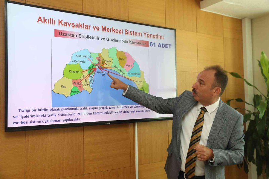 Antalya’da 99 Kavşakta ‘akıllı Kavşak’ Sistemine Geçiliyor