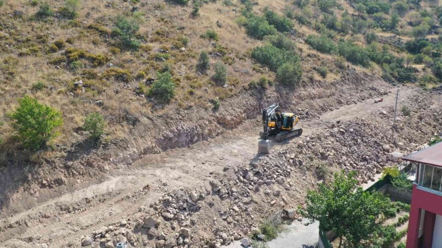 Hacılar’da İmar Yolu Çalışmaları Sürüyor