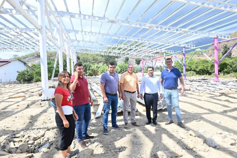 Çamyuva’da Kapalı Pazar Yeri Çalışmaları