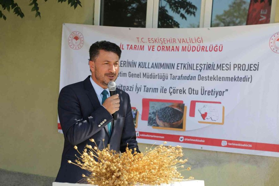 Eskişehir’de ‘iyi Tarım Sertifikalı’ Çörekotu Üretildi