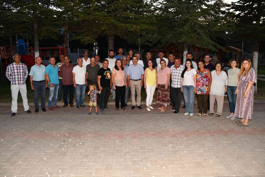 Başkan Ataç Kirazevler Site Sakinleri İle Buluştu