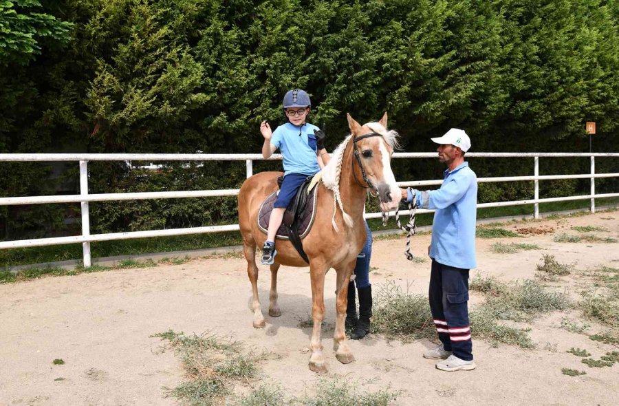 Tepebaşı’nda Özel Bireylere Yönelik Adaptif Binicilik Eğitimleri