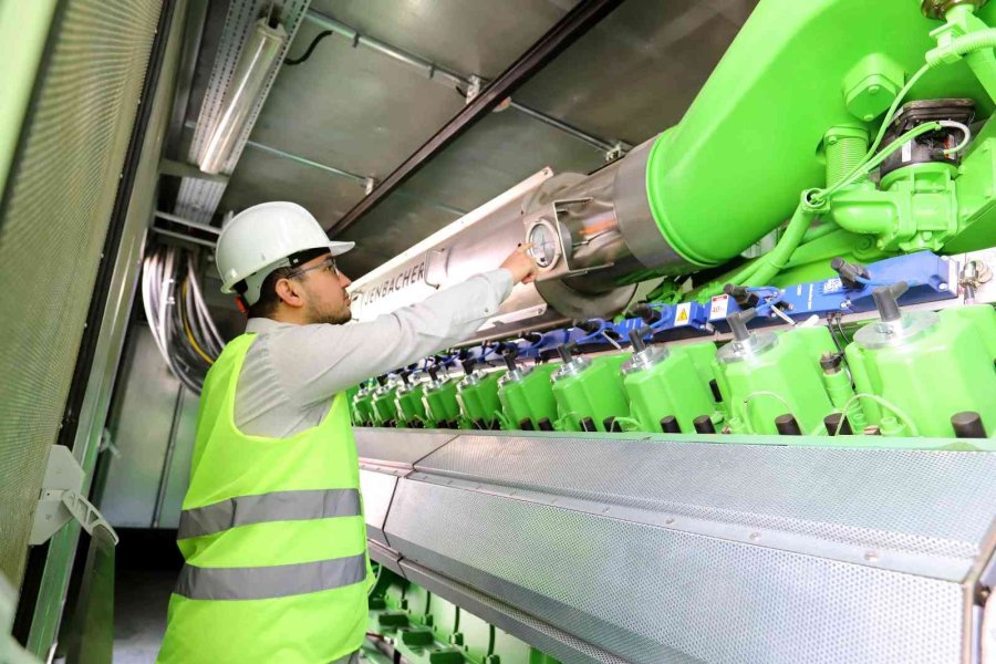 Aksaray’da Katı Atık Depolama Tesisinde Atıklar Enerjiye Dönüşüyor