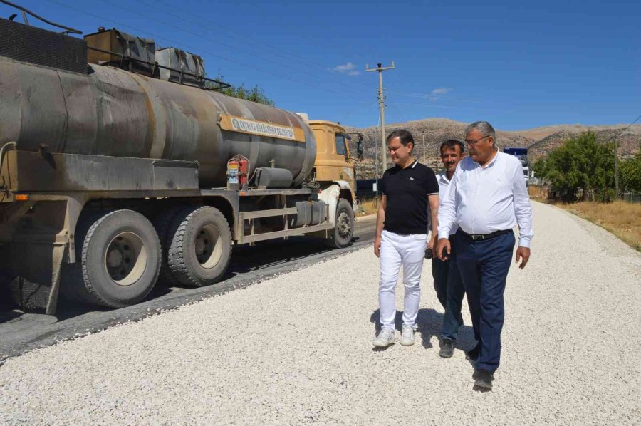 Elmalı Bayındır Yolu Asfaltlandı