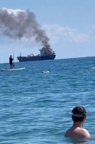 Yakıt Yüklü Gemideki Yangın, Gemi Personeli Tarafından Söndürüldü