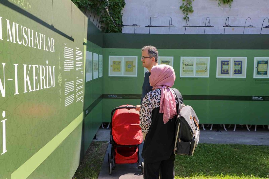 Talas’ın Tıpkıbasım Kur’an Sergisi’ne Yoğun İlgi
