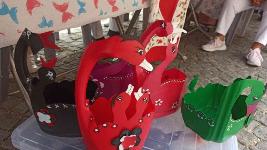 Deterjan Kutuları Kadınların Elinde Kuğu Oldu