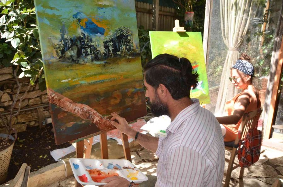 Resim Ve Heykel Sanatçıları Ormana’da Çalıştayda Buluştu