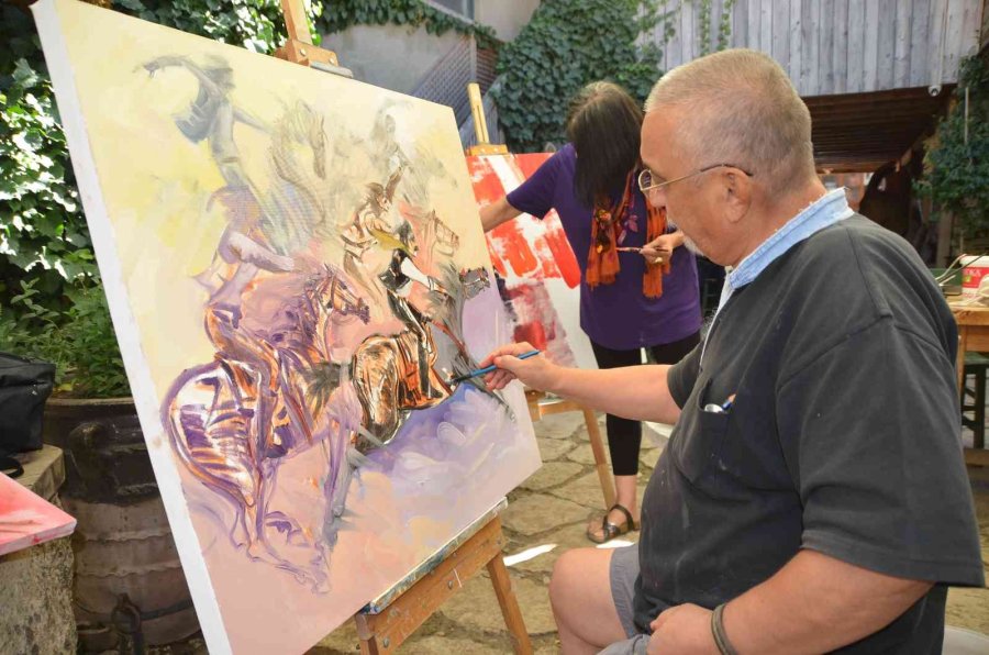 Resim Ve Heykel Sanatçıları Ormana’da Çalıştayda Buluştu