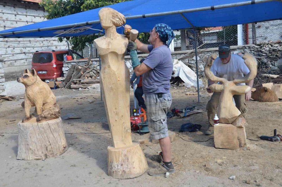 Resim Ve Heykel Sanatçıları Ormana’da Çalıştayda Buluştu