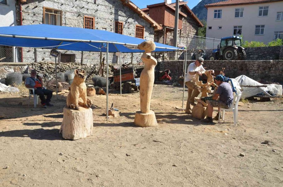 Resim Ve Heykel Sanatçıları Ormana’da Çalıştayda Buluştu