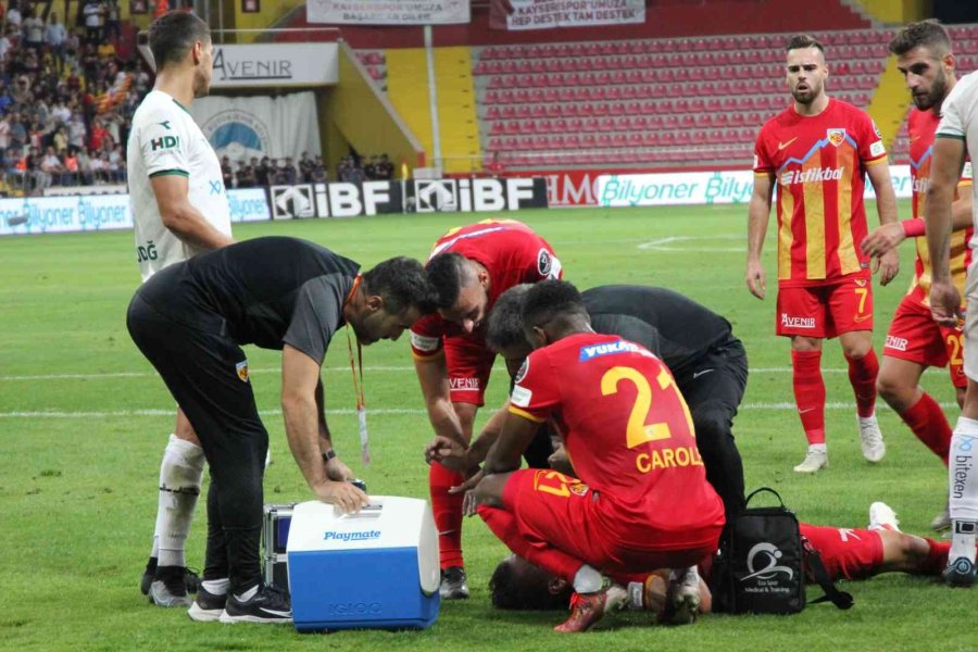 Spor Toto Süper Lig: Kayserispor: 1 - Giresuspor: 0 (ilk Yarı)