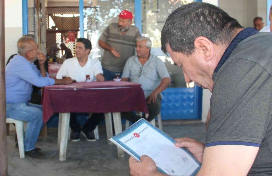 Nebiler Mahallesi’nde Tapu Sevinci