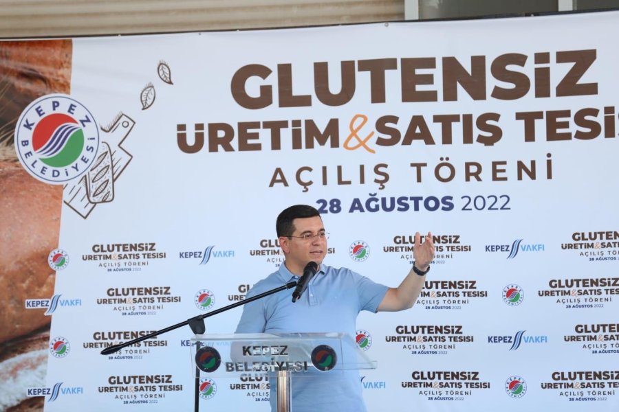 Kepez’in Glütensiz Üretim Ve Satış Tesisi Açıldı