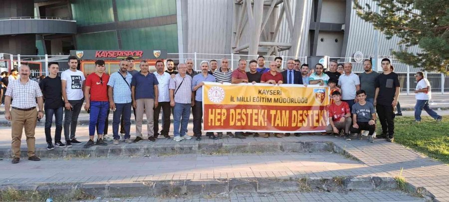 Eğitim Camiasından Kayserispor’a Destek