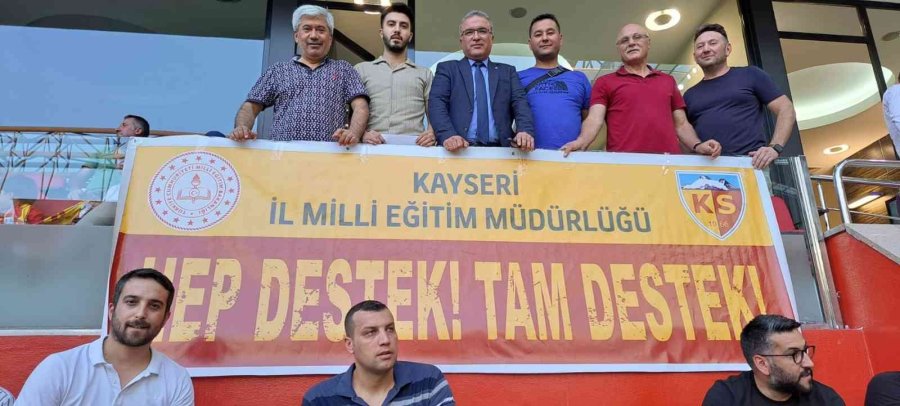 Eğitim Camiasından Kayserispor’a Destek