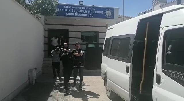 Konya’da Zehir Tacirlerine Operasyon: 9 Tutuklama