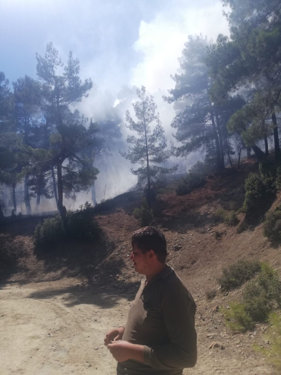 Antalya’da Çıkan Orman Yangını Kısmen Kontrol Altına Alındı