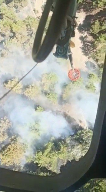 Antalya’da Çıkan Orman Yangını Kısmen Kontrol Altına Alındı