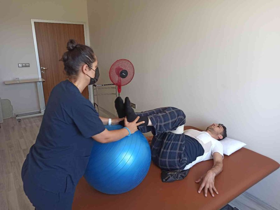 Belden Altı Felç Olan Serhan Yiğit’in Artık Yüzü Gülüyor