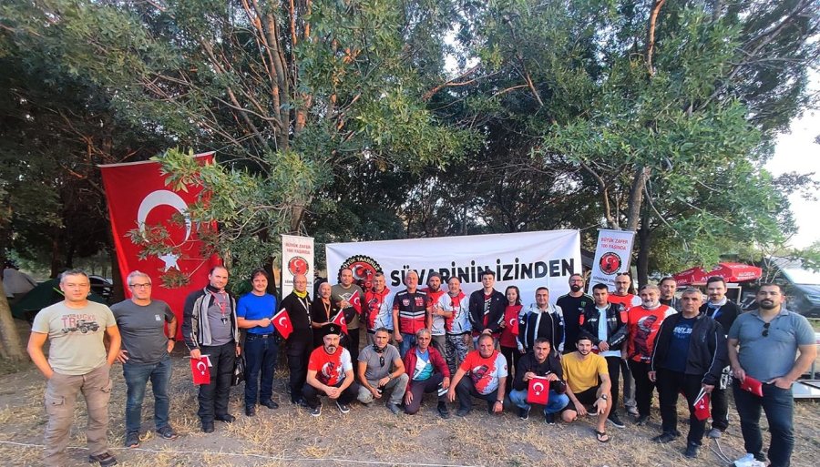 Motosiklet Tutkunları “süvarinin İzinden" Etkinliğine Katıldı