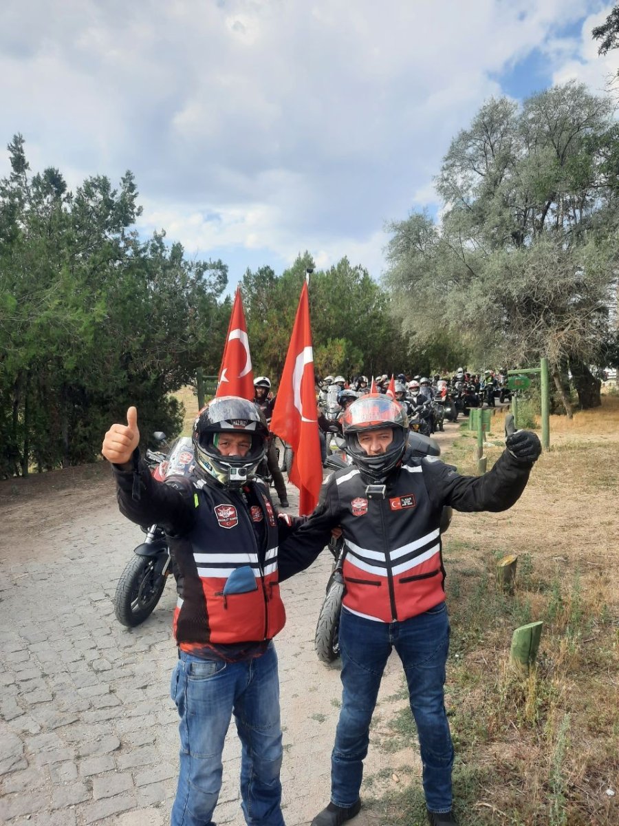 Motosiklet Tutkunları “süvarinin İzinden" Etkinliğine Katıldı