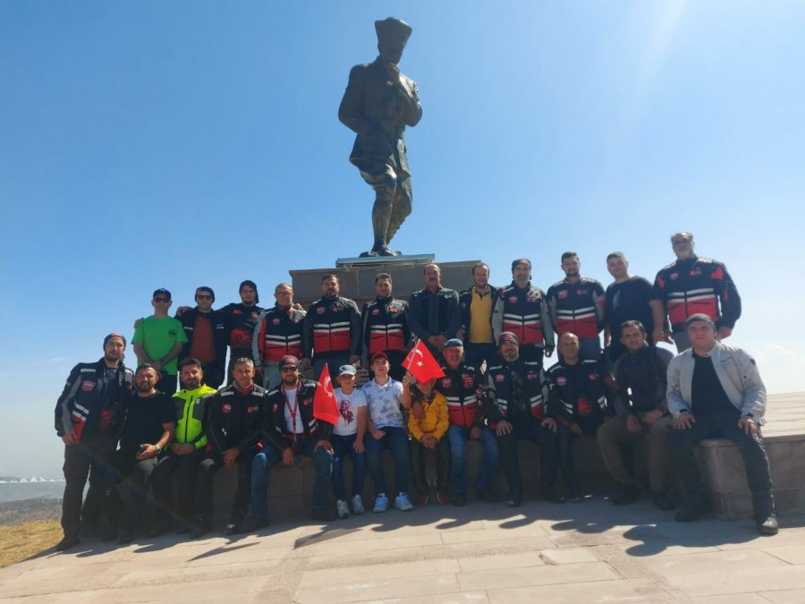 Motosiklet Tutkunları “süvarinin İzinden" Etkinliğine Katıldı