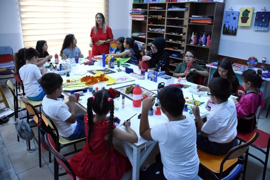 Kocasinan’da Çocuklar Yaz Tatilinde Hem Öğrendi Hem De Doyasıya Eğlendi