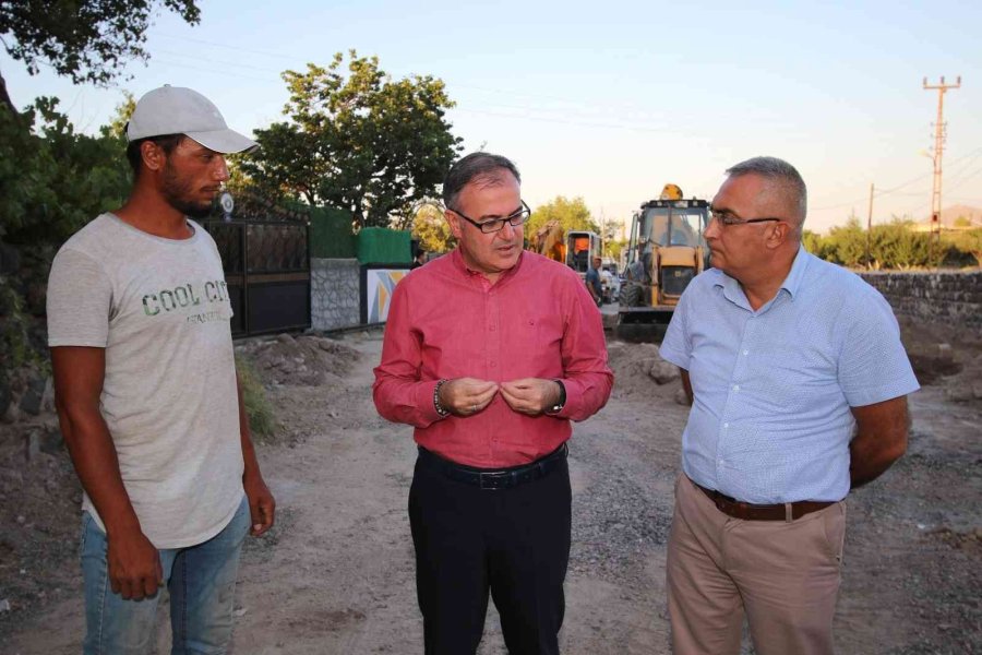 Başkan Özdoğan Çalışmaları İnceledi