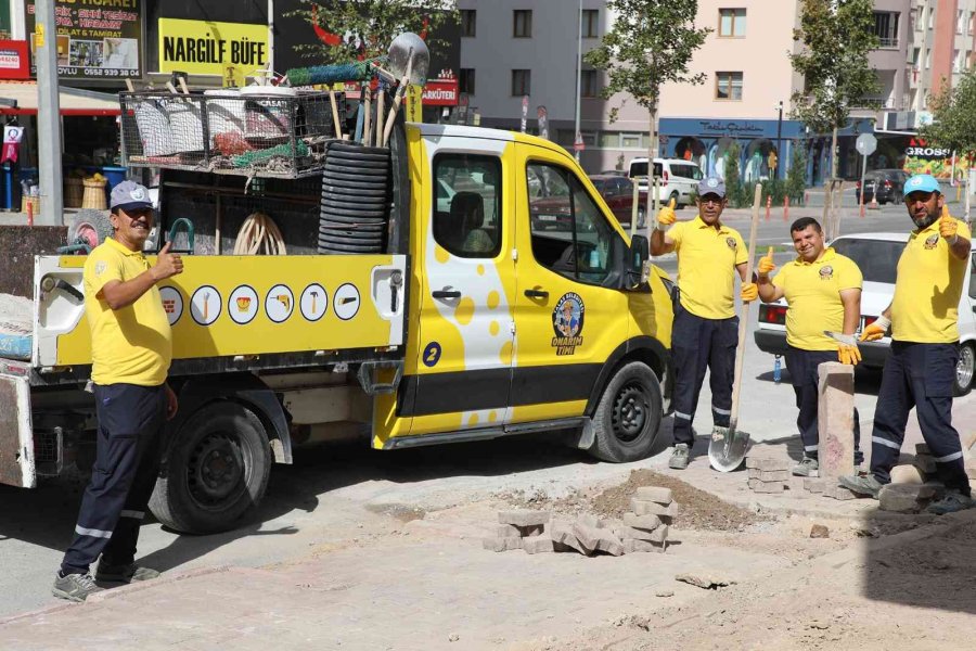 Talas’ta ‘onarım Timleri’ İşbaşında