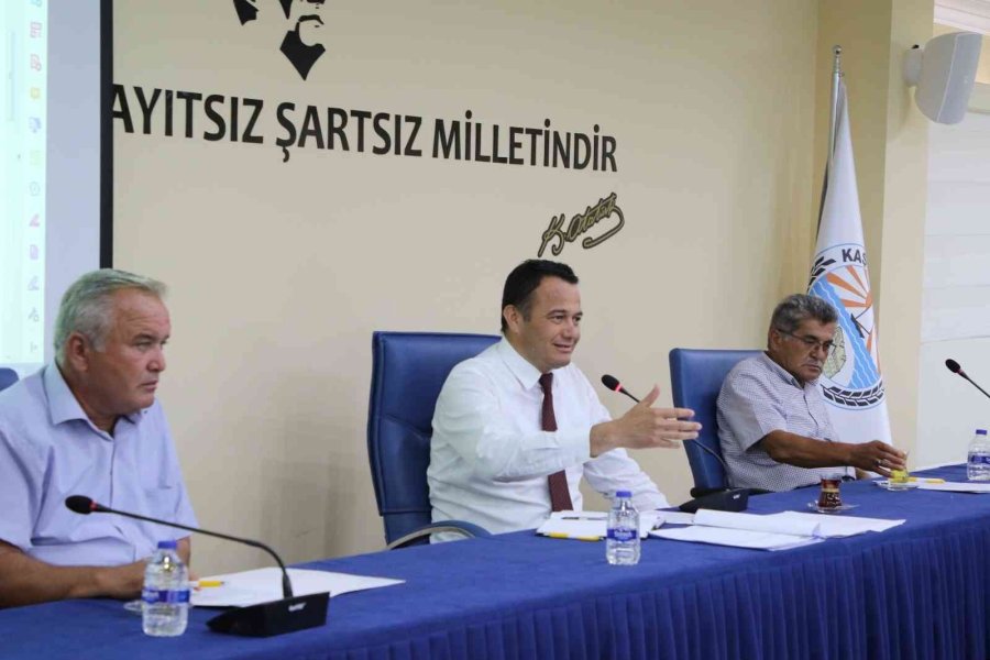 Kaş Belediyesi’nin Eylül Ayı Meclis Toplantısı Yapıldı
