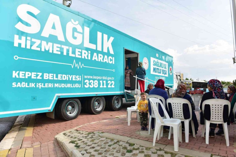 Kepez’in Mobil Kanser Tarama Tır’ı Korkuteli’nde