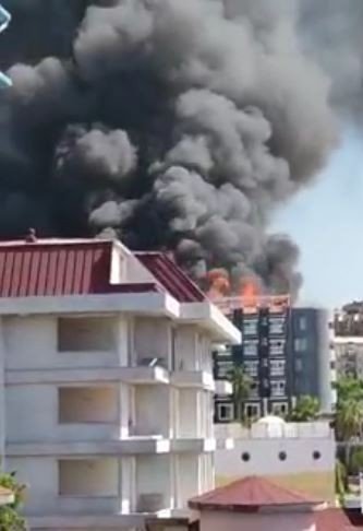 Alanya’da Korkutan Otel Yangını