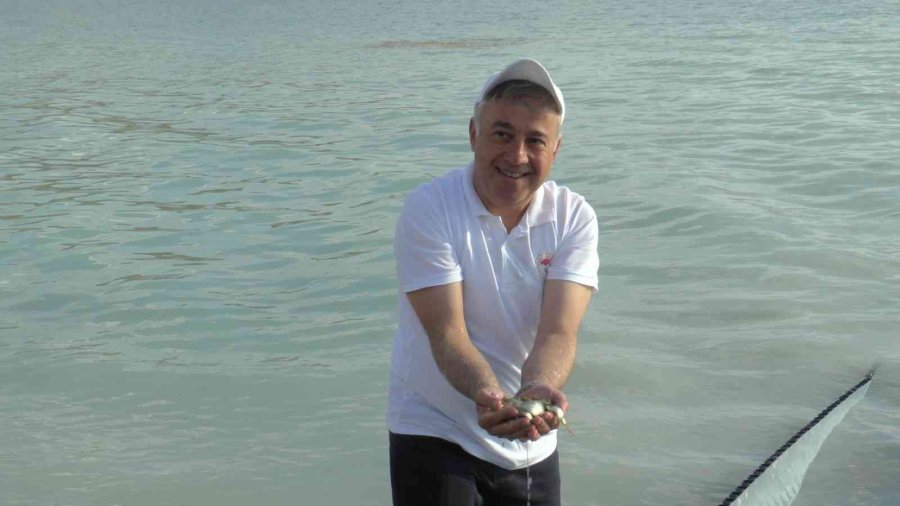 Kayseri’de 2 Milyon Yavru Sazan Balığı Sularla Buluşturuldu
