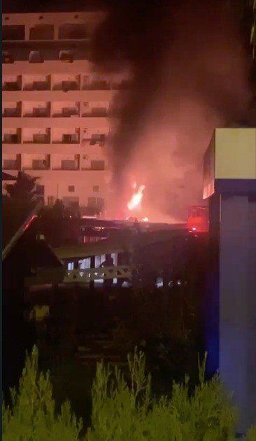 5 Yıldızlı Otelde Çıkan Yangın Korkuttu