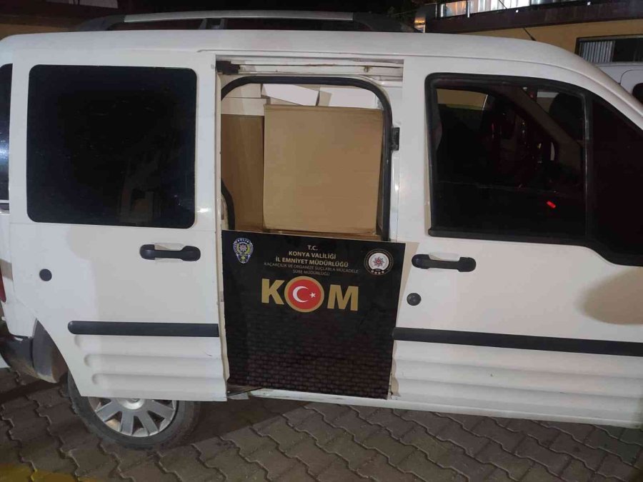 Konya’da 330 Bin Adet Makaron Ele Geçirildi: 2 Gözaltı