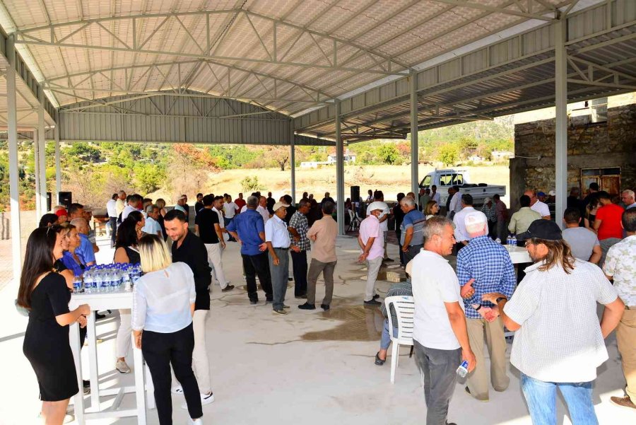 Manavgat Belediyesinden, Saraçlı Mahallesine Kapalı Alan