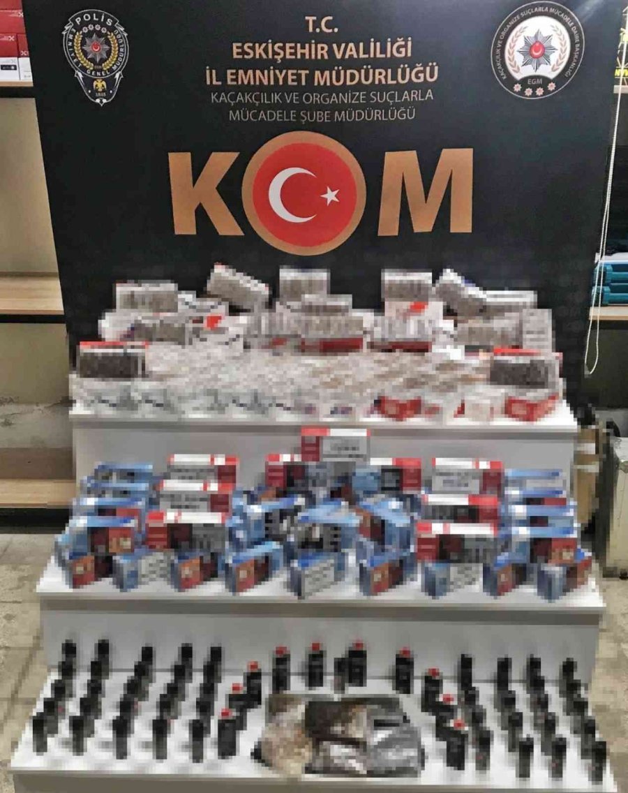 Eskişehir’de Kaçakçılık Operasyonu: 5 Gözaltı